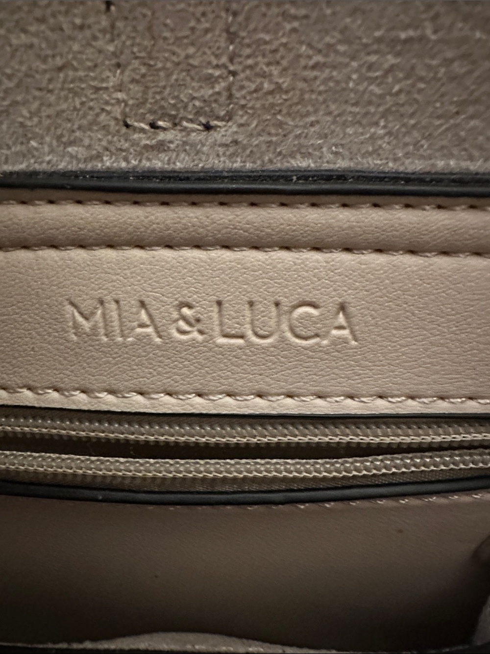 Cream and Black Two-Tone Tote Bag - Picture 5 of 10